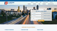 Desktop Screenshot of jkmoving.com